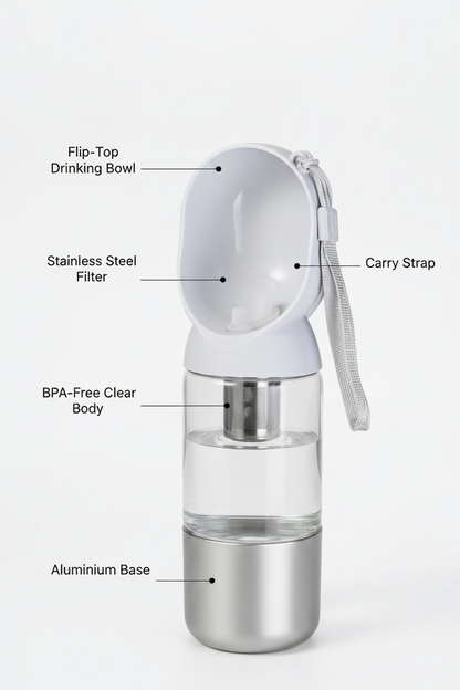 Pet Water Bottle Anatomy Diagram